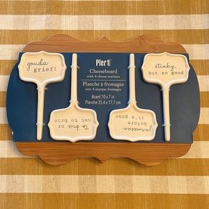 Pier 1 Cheeseboard & Cheese Markers